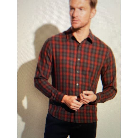 NWT Vince XXL Canyon shadow plaid longsleeve - Picture 1 of 7